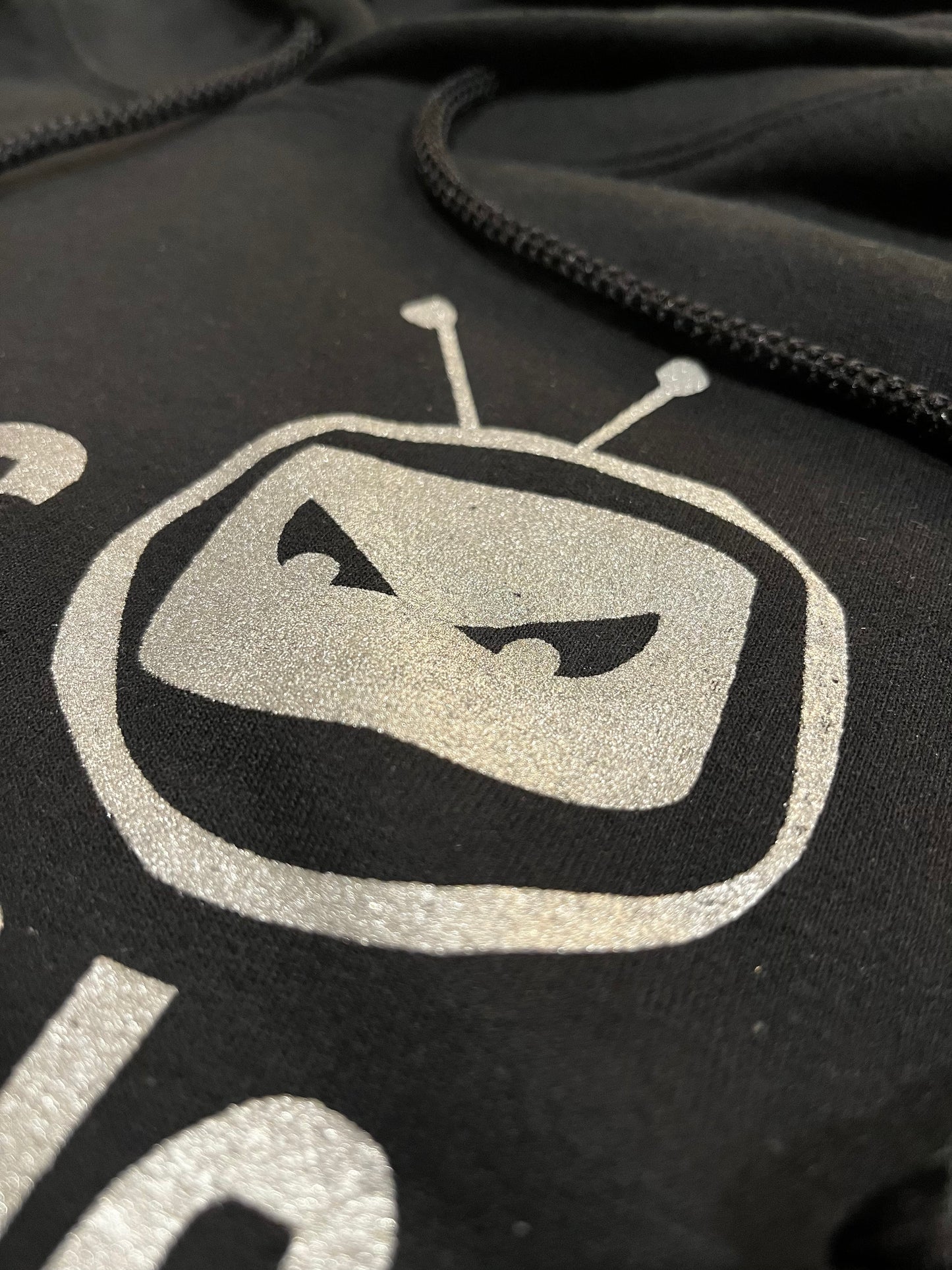 Boss Martians Silver Sparkle Shag Hoodie